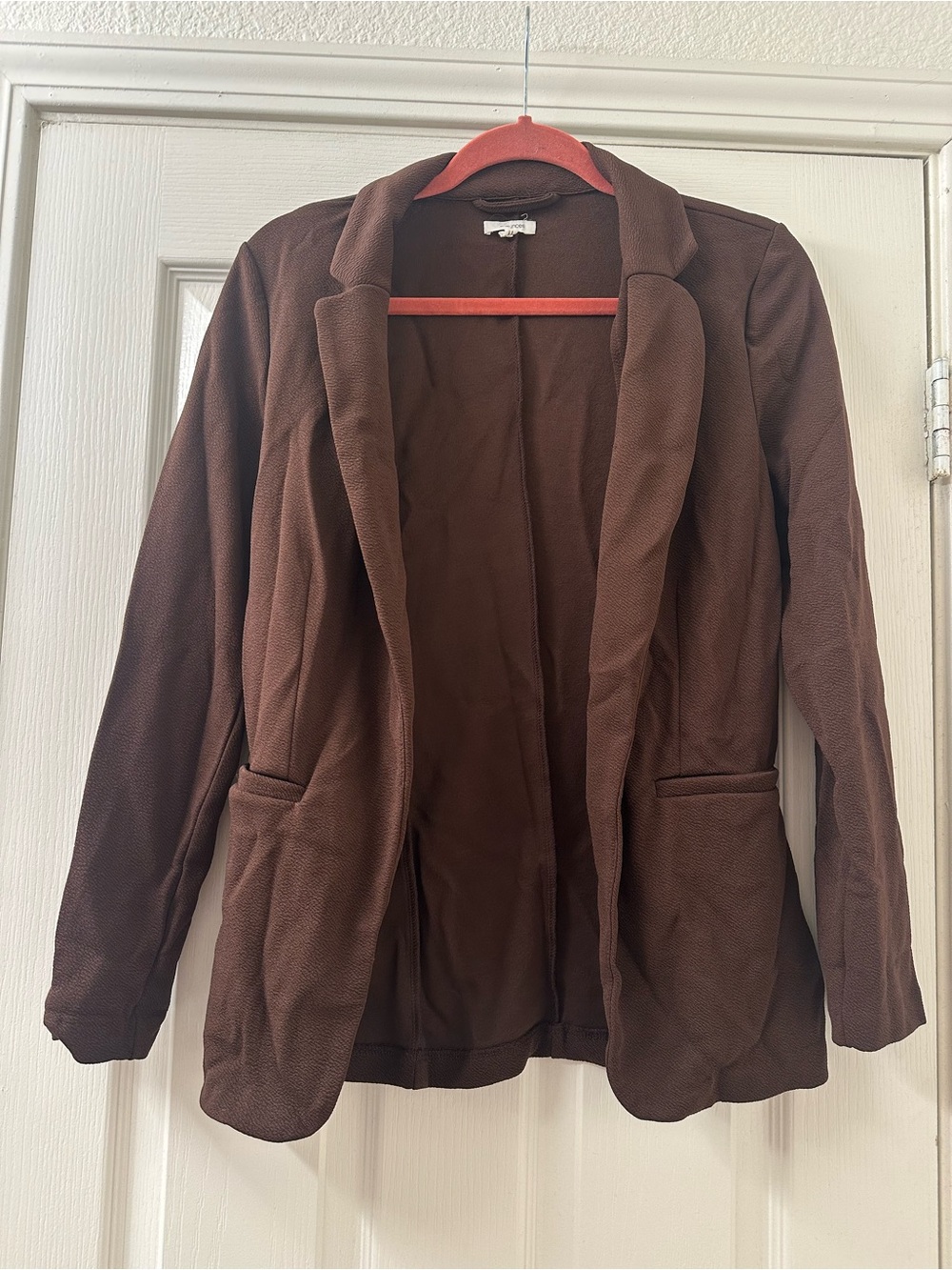Maurices Chocolate Brown Open-Front Blazer